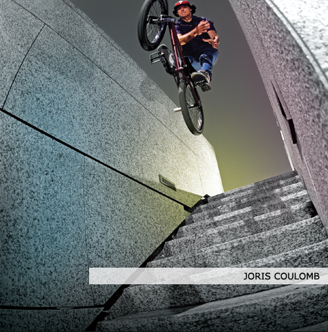 BMX STREET, le pro-rider franais, Joris Coulomb