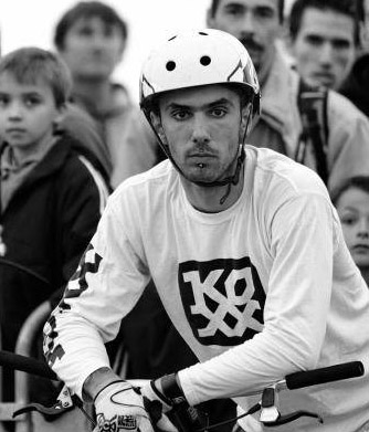 BMX TRIAL, Gilles Coustellier (photo de son sponsor Koxxtrial)