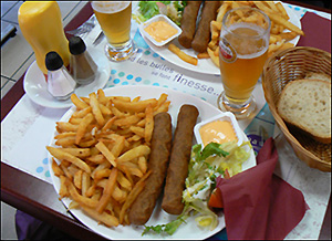 Assiettes de frites
